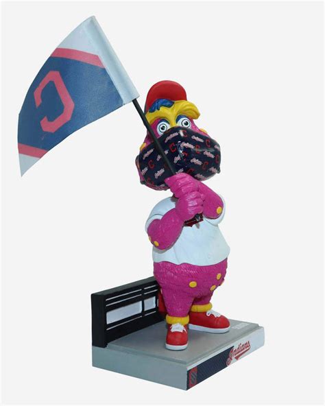 Slider Cleveland Indians The Show Goes On Mascot Bobblehead FOCO