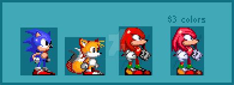 SPRITE ART - Knuckles in the style of Sonic 2 by Metalblader006 on DeviantArt