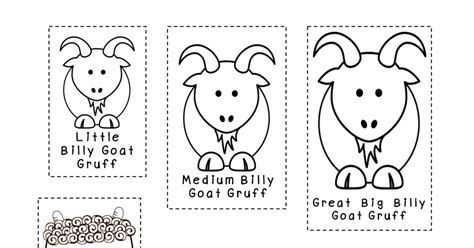 The Three Billy Goats Gruff Printable Story