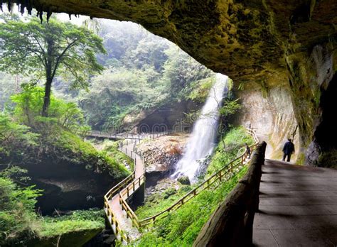 Beautiful Waterfall in Nantou, Taiwan Stock Image - Image of running ...