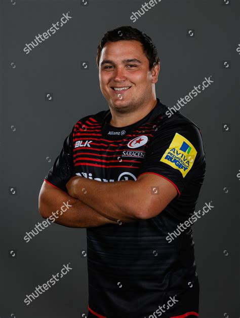 Jamie George Saracens Poses Portrait During Editorial Stock Photo ...