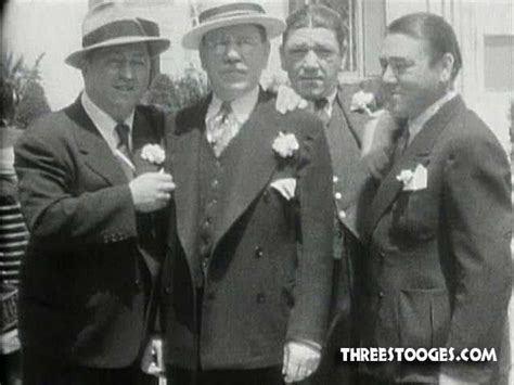 The Three Stooges....3 of the Stooges...brothers Curly, Shemp, and Moe ...