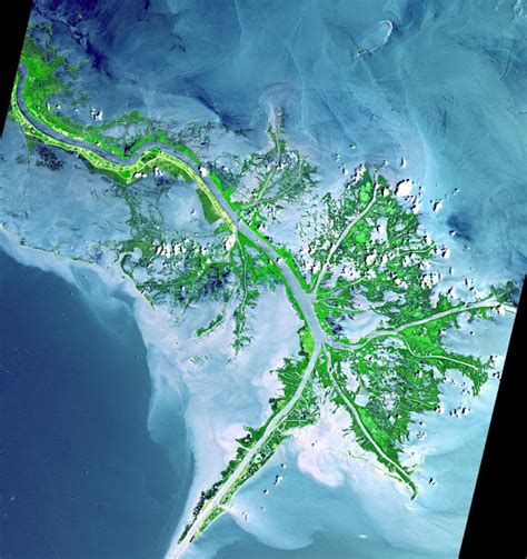 Hurricane Science Spot: River Deltas! Landforms or Artforms?