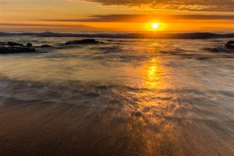 'Sunrise at Shelly Beach, Caloundra, Sunshine Coast, Queensland, Australia' Photographic Print ...