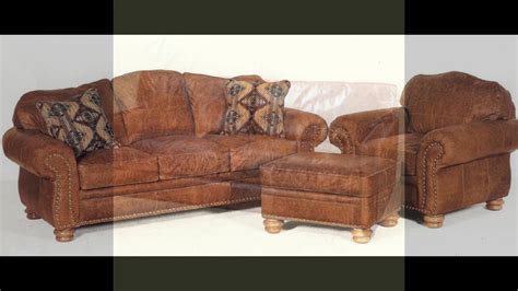 Distressed Leather Sectional Sofa With Chaise | Baci Living Room