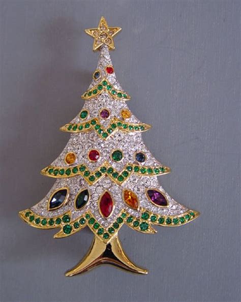 Christmas Tree Brooches