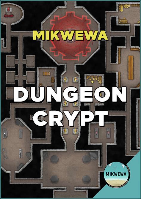 Dungeon Crypt by Map Doctor - Map Doctor | DriveThruRPG.com