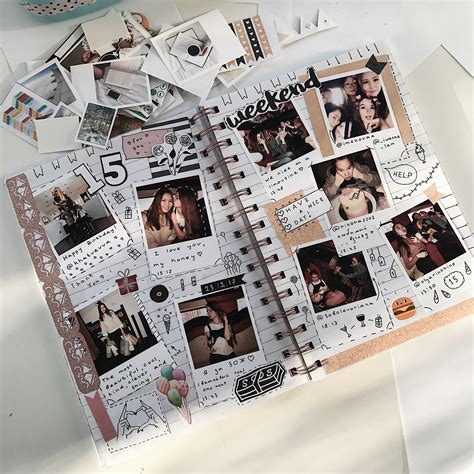 #diaryideas #weekend #diary #page | Libros de recuerdos, Regalos para mejores amigos, Regalos ...