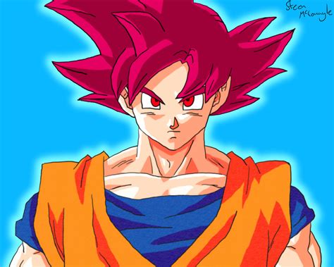 SSG Goku Drawing by SteenMcG on DeviantArt