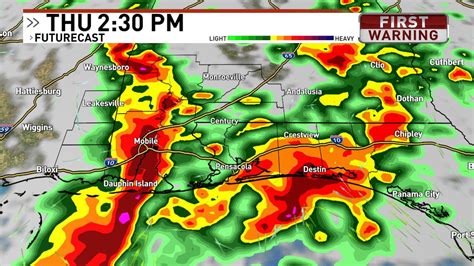 Scattered severe storms expected across Gulf Coast on Thursday