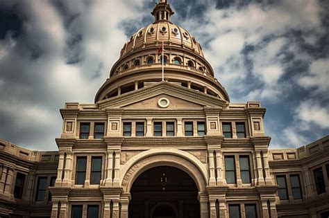 Premium AI Image | Texas state capitol building photography