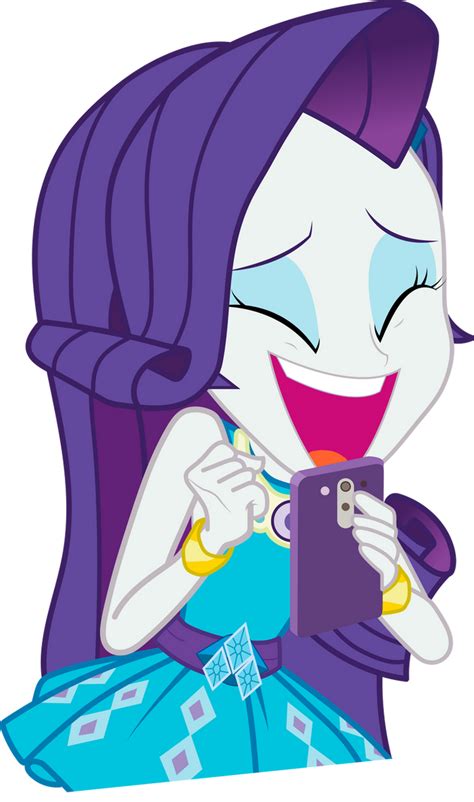 Rarity Excited (MLP EG Vector) Modified by CrazyBrothersStyleR2 on DeviantArt