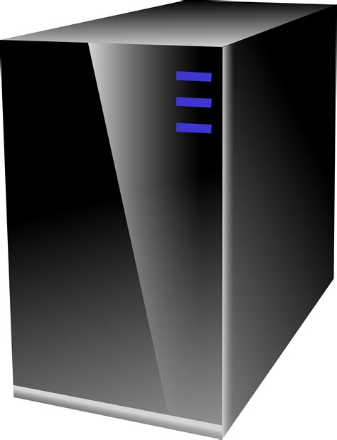Clipart - Server Cabinet CPU