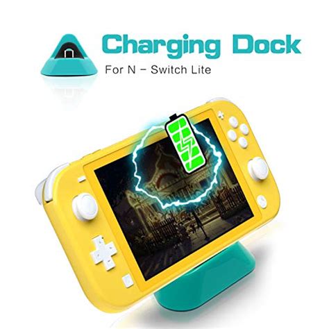 Charging Dock for Nintendo Switch Lite, Charger for Nintendo Switch Lite- Turquoise | Pricepulse