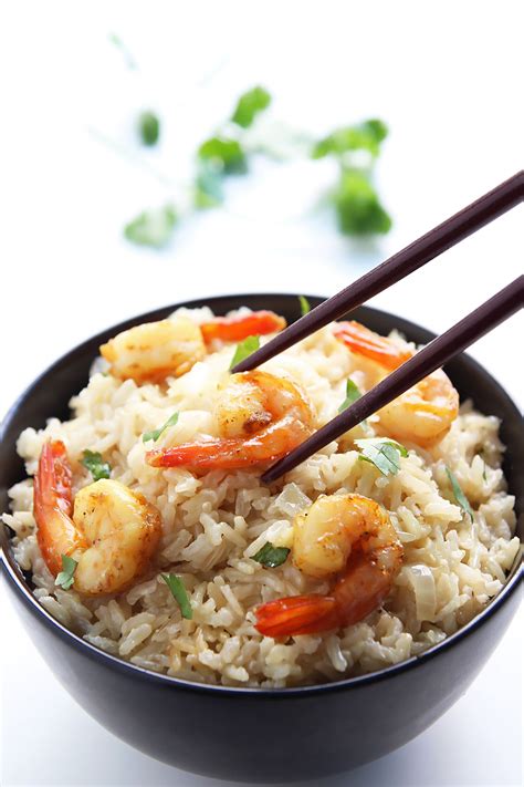 Coconut Brown Rice with Curried Shrimp – LeelaLicious