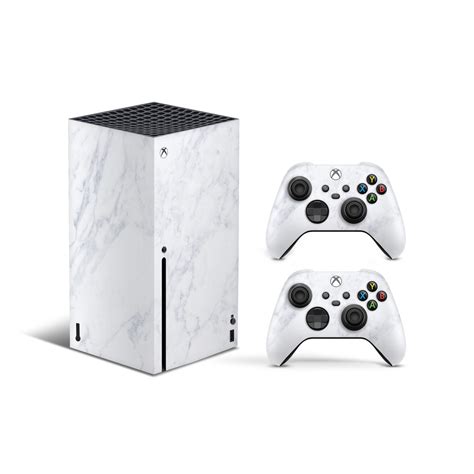 WHITE XBOX SKIN Marble Xbox Sticker Xbox Series X Skin | Etsy