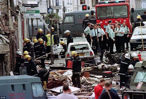 Relatives of 29 people killed in IRA's Omagh car bombing mark 20th anniversary | Daily Mail Online