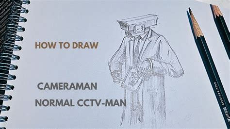 Skibidi Toilet How to draw Cameraman Normal CCTV-man - YouTube