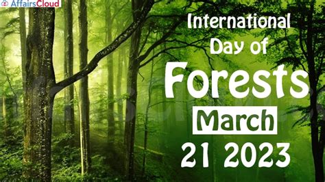 International Day of Forests 2023 - March 21