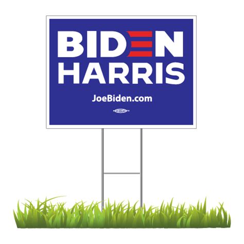 Joe Biden For President 2020 Blue Yard Sign 24" x 18", Democrat, Election – Shop Democratic