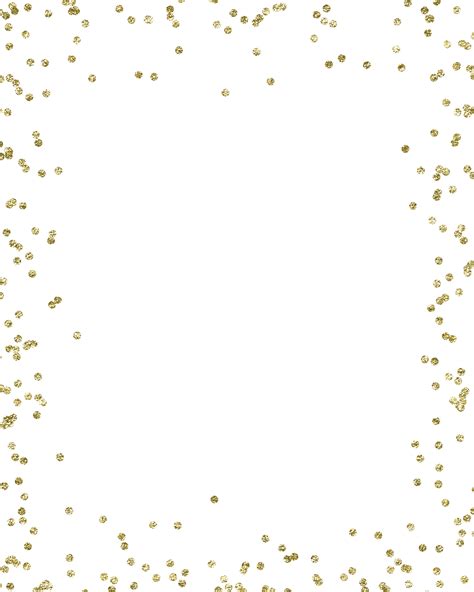 Glitter Gold Confetti Clip art - Confetti png download - 2400*3000 - Free Transparent Glitter ...