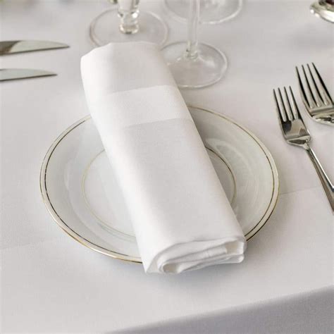 Hotel Satin Band Napkin | Hotel Linen Supplier | Peanutextile