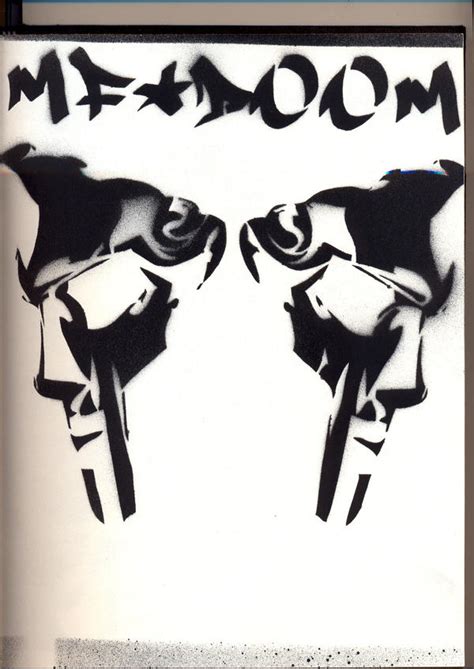 Stencil Hip-Hop Series:MF-DOOM by DUXZ on DeviantArt