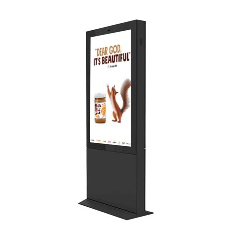 2022 Latest Design 98 Commercial Display - Floor standing outdoor digital signage – SOSU