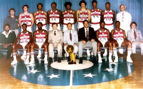 On this day in 1978, the Washington Bullets win the NBA Championship ...