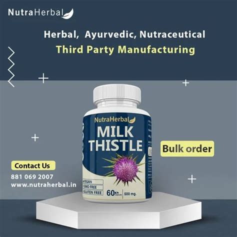 Milk Thistle Capsules - Liver Support and Detox at Rs 699/bottle ...