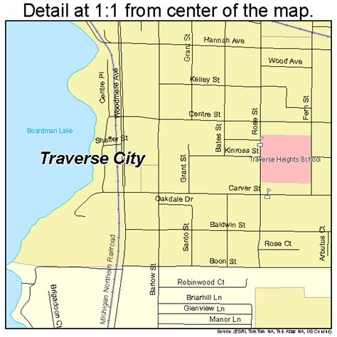 Traverse City Michigan Street Map 2680340