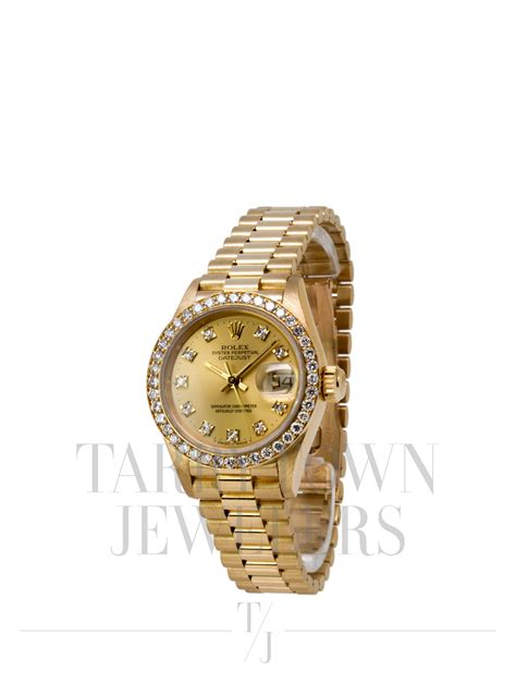 Rolex Gold Pre-owned Rolex Datejust 69178 | Tarrytown Jewelers