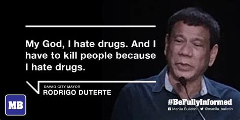 Duterte: I Will Kill Drug Lords