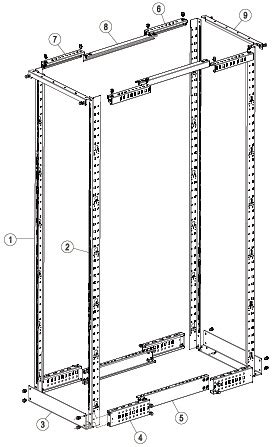 Premium-Line Open Frame Rack 4-Post