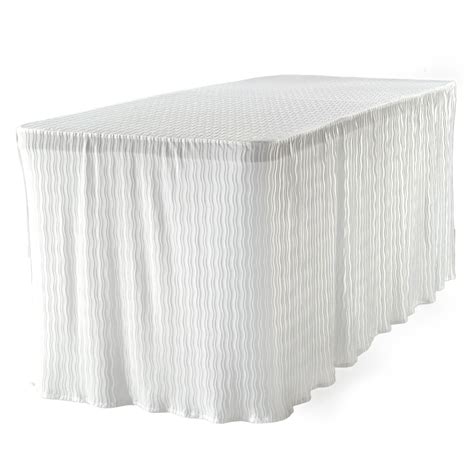 6 Foot White Table Cloth Made for Folding Tables – The Folding Table Cloth