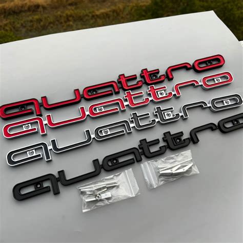 Audi Quattro Front Grill Badge for All Models | Audistock