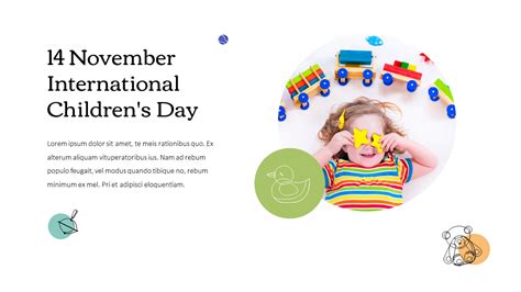 Children's Day slide template|Education|PPT