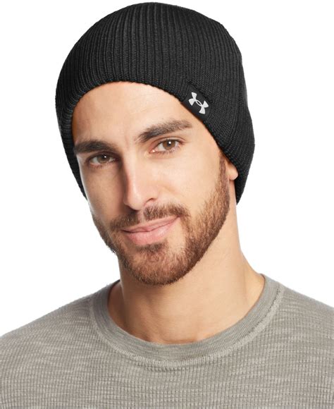 Under armour Ua Basic Knit Beanie in Black for Men | Lyst