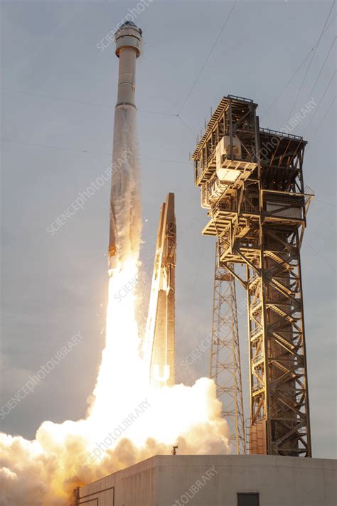 Boeing Orbital Flight Test-2 launch - Stock Image - C056/0476 - Science ...