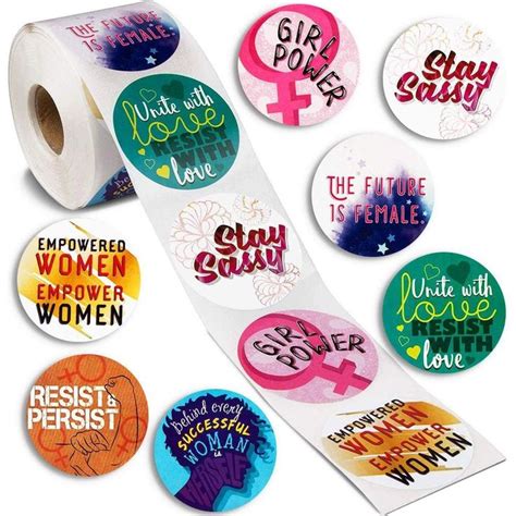 Women Empowerment Stickers, Feminist Girl Power Quotes, 8 Designs (2 In ...