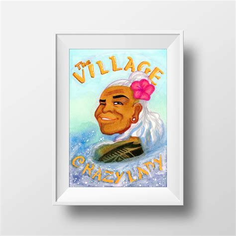 Gramma Tala, The Village Crazy Lady - Artist Card, Original ATC ACEO ...