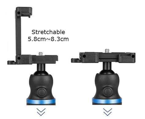 Portable & Flexible Octopus Cell Phone Tripod Holder, with Adjustable ...