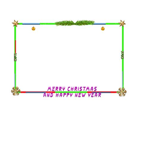 Merry Christmas And New Year Facecam Overlay Png, Christmas Facecam ...