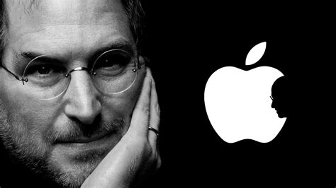 Steve Jobs Black Wallpaper