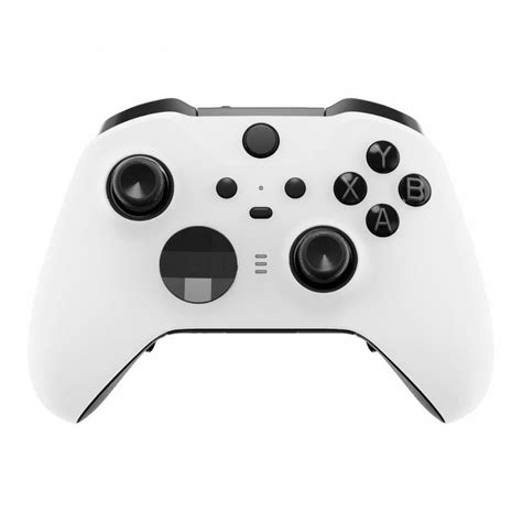 Matte White UN-MODDED Custom Controller Compatible with Xbox ONE Elite ...