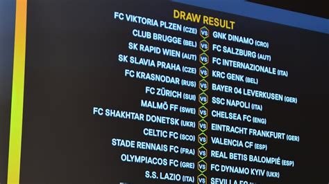 Europa League Knockout Stage 2020 / Europa League Knockout Phase Dinamo ...