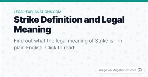 Strike Definition - What Does Strike Mean?