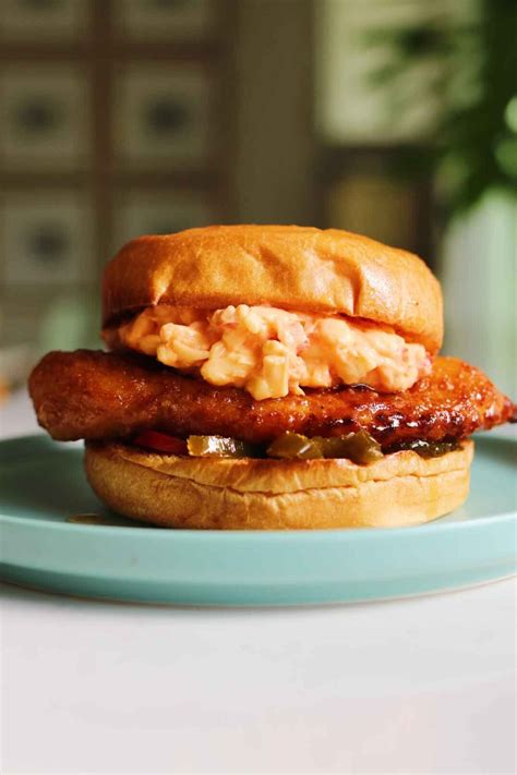 Copycat Chick-fil-A Honey Pepper Pimento Chicken Sandwich - Grilled ...