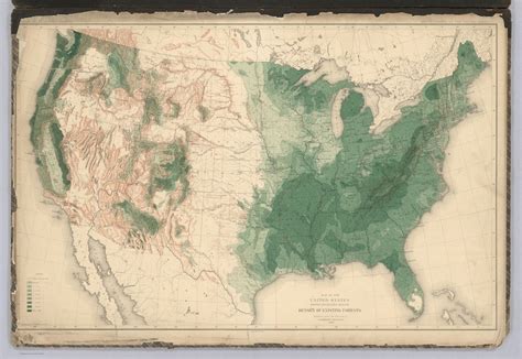 History of American Forests: Tree maps made for 1884 census.