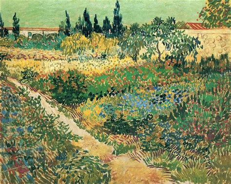 Vincent van Gogh, Garden with Flowers, 1888 | Paesaggi, Idee ...